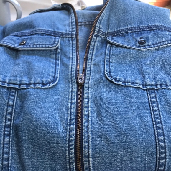 MadeWell Ladies Soft Denim Dress - Picture 3 of 4